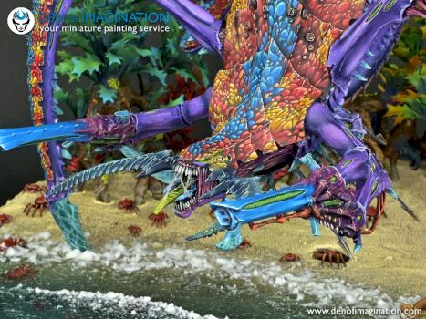 Tyranid Hierophant Bio-Titan by DEN of IMAGINATION