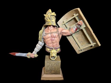 Gladiator bust by jomblinium1985