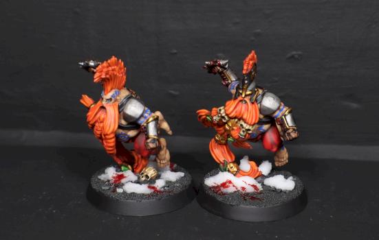 blood bowl dwarves slayers by mikecarrero