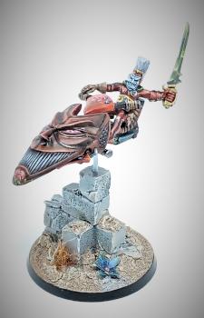 Rogue Trader Eldar Harlequin Jetbike 40k by painterboyroy