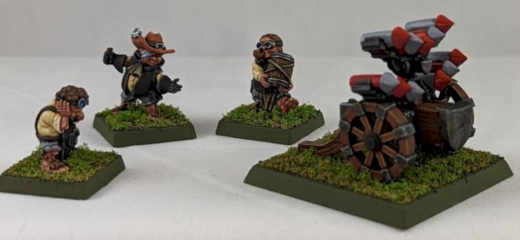 Warhammer The Empire Hellstorm Rocket Battery (halflings) by the Goat