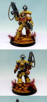 Imperial fist intercessor lieutnant by RAFF