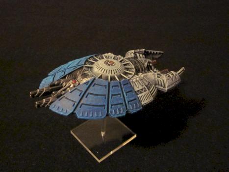 Firestorm Armada Directorate Judgement Battleship by Athlaos