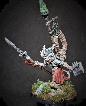 AOS Skaven Warlord by painterboyroy