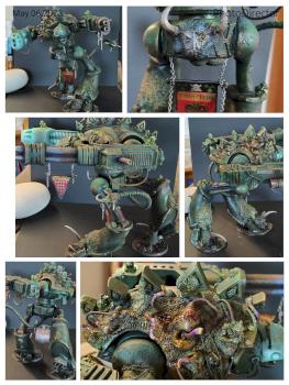 Armorcast Nurgle Warhound titan by yravalet