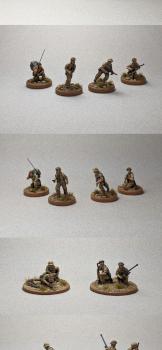 British Eighth Army Platoon Command Section by gowestover