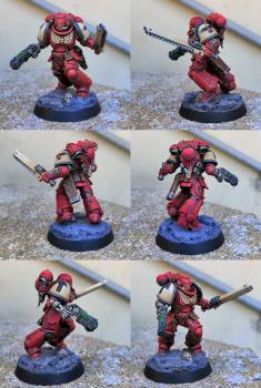 Blood Raven Primaris Space Marine by CerberusXt