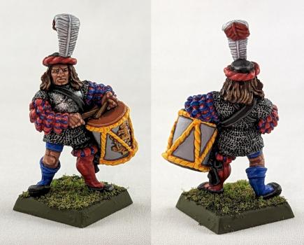 Warhammer The Empire Handgunner musician by the Goat