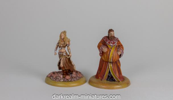 A Song of Ice and Fire Targaryen starter set painted by darkrealm-miniatures