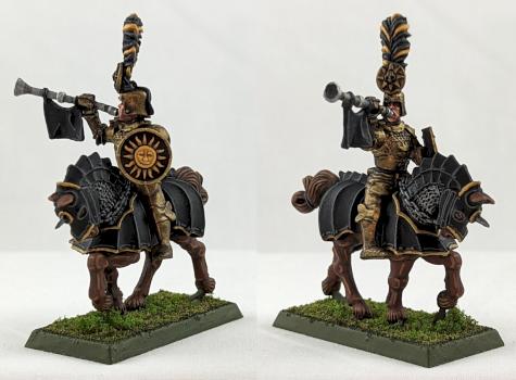 Warhammer The Empire Knights of the Blazing Sun musician by the Goat