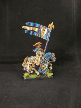 Bretonnian Knight Standard Bearer by Eclipseddstny
