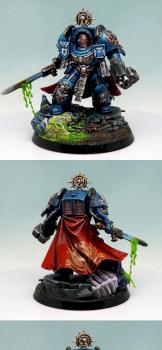 Ultramarines terminator captain from Leviathan box by RAFF