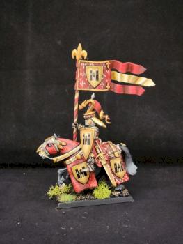 Bretonnian Knight Standard Bearer by Eclipseddstny