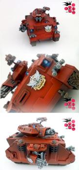 Blood Angels Baal Predator by malinek28