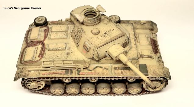 28mm Bolt Action Warlord Games Panzer III Ausf. J DAK by epsylon2004