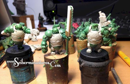 Sci Fi Dwarves - work in progress by Scibor