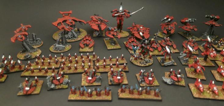 Epic Eldar army by Ironman2480