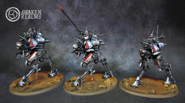 Sydonian Dragoon / Ironstrider Ballistarius - Forge World Metalika by Awaken Realms