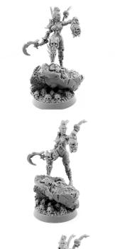DARK ELDAR / DARK ELF NAKED FEMALE CHAMPION by warex