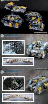 Space Wolves Vehicles by DEN of IMAGINATION
