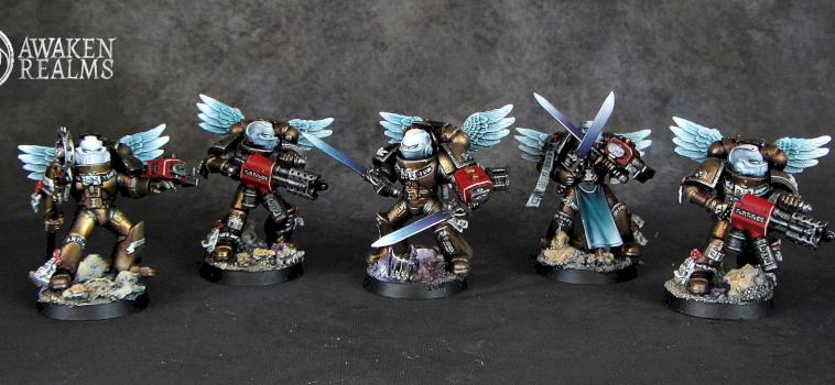 Winged Grey Knights Purifier Squad by Awaken Realms