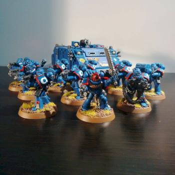 1st Tactical Squad (3rd Company) - Ultramarine by Atomick