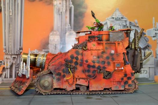 Ork Kill Bursta / Kill Blasta Tank Forgeworld by Temporaviator