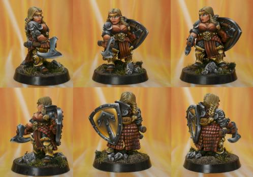 Freja Fangbreaker, Dwarf Sergeant by algente