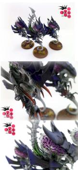 Tyranid Zoanthropes by malinek28