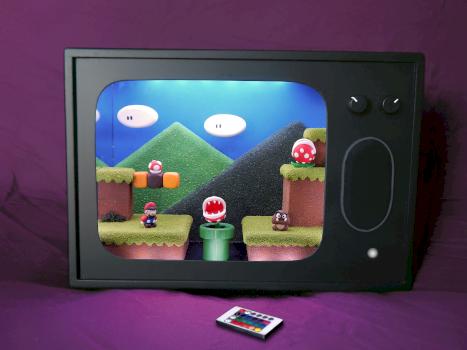 Super Mario World - RGB Led Lamp by Mondiorama Escenografía