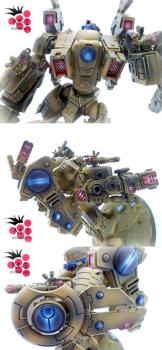 Tau XV104 Riptide Battlesuit by malinek28