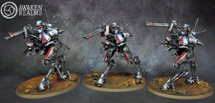 Sydonian Dragoon / Ironstrider Ballistarius - Forge World Metalika by Awaken Realms