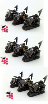 Dark Angels Ravenwing Bikers by malinek28