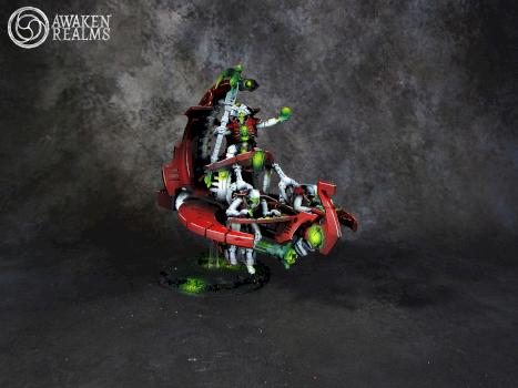 Necron Command Barge with Overlord by Awaken Realms