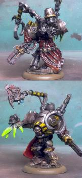 IRON WARRIOR LORD IN TERMINATOR ARMOUR CONVERSION by madpuppet