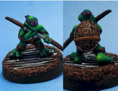 TMNT Teenage Mutant Ninja Turtle  Donatello in resin by superbug983