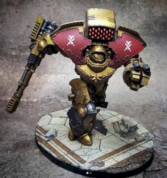 Custodes Telemon Dreadnought by tomitchoe