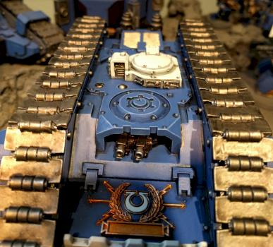 Land Raider Phobos Mk I - front-top by CaptainVivorus