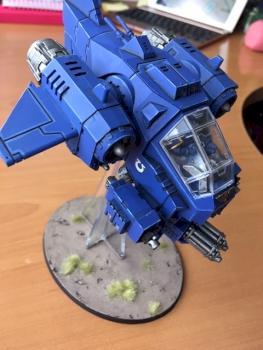 STORMTALON GUNSHIP ULTRAMARINES SPACE MARINES WARHAMMER 40k by juanlurockerman
