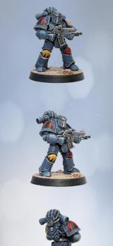 Space Wolf in Mark3 armour by Capt Vovan
