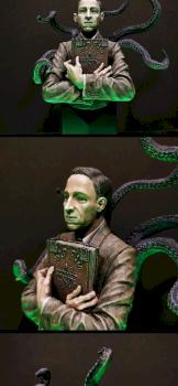 HP Lovecraft Bust by JAB