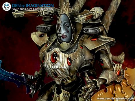 Wraithknight! You never know what's behind the mask... by DEN of IMAGINATION