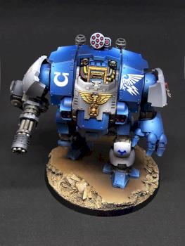PRIMARIS REDEMPTOR DREADNOUGHT SPACE MARINES ULTRAMARINES WARHAMMER 40k painted by juanlurockerman