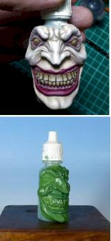 joker green stuff sculpting by Helsid