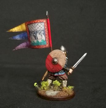 V and V miniatures Viking Standard Bearer by jibster
