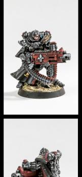 Sister of Battle with Heavy Bolter by Mariush