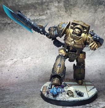 Custodes Achillus Dreadnought by tomitchoe