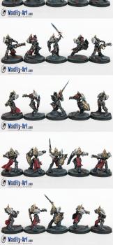Knights of the Chalice Command Group by MadFlyArtStudio