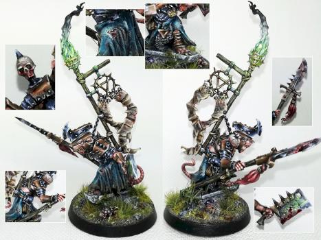 Skaven Warlord by Turquoise Rat Art
