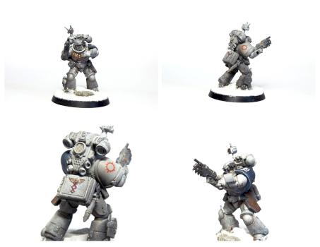 Converted Primaris Space Marine Apothecary by ticker.tocker